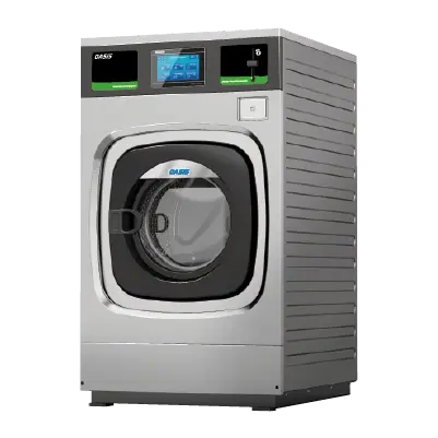 Oasis vended / coin operated laundry machine.